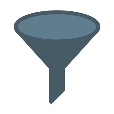 Filtre ayarı seçeneği simgesi, basit vektör çizim