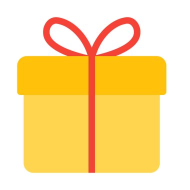 Mevcut kutusu sarılmış simgesi, basit vektör çizim