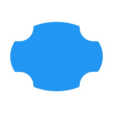 Eğriler simgesini, basit vektör çizim ile basit çerçeve