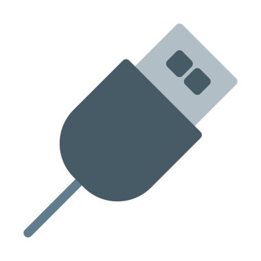 Evrensel seri veri yolu simgesi, basit vektör çizim