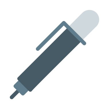 Mekanik kurşun kalem özelliği simge, basit vektör çizim