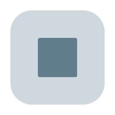 Düğme simgesi, basit vektör çizim çalarý durdurmak