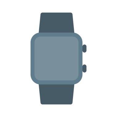 SmartWatch kare yüz simgesi, basit vektör çizim