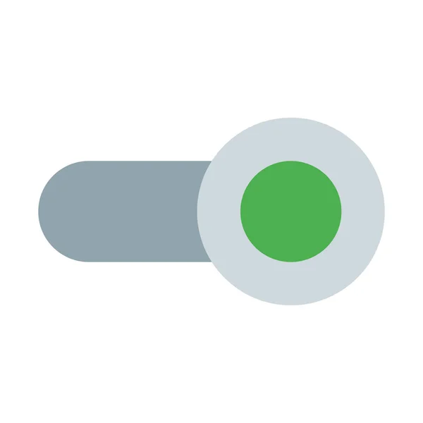 Toggle Slider Icon Simple Vector Illustration — Stock Vector
