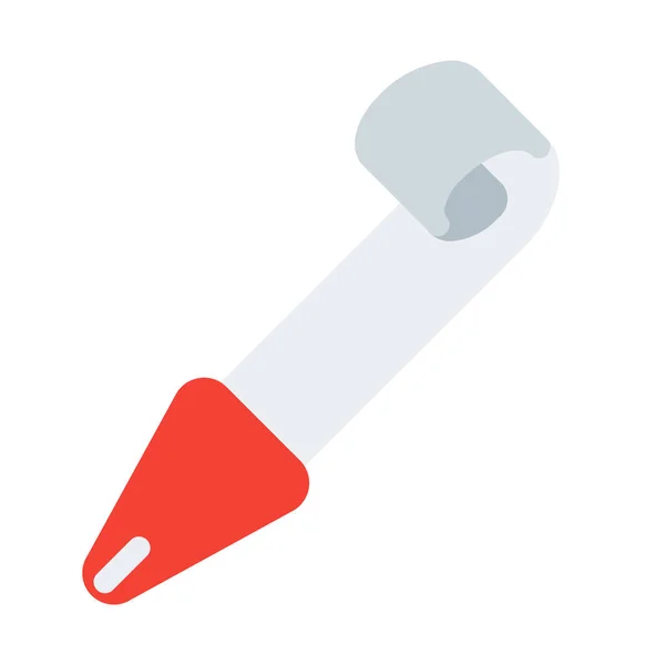 Rollend Speelgoed Whistle Pictogram Eenvoudige Vectorillustratie — Stockvector