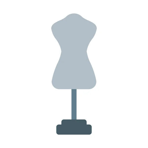 Retro Dressmaker Mannequin Icono Ilustración Vector Simple — Vector de stock