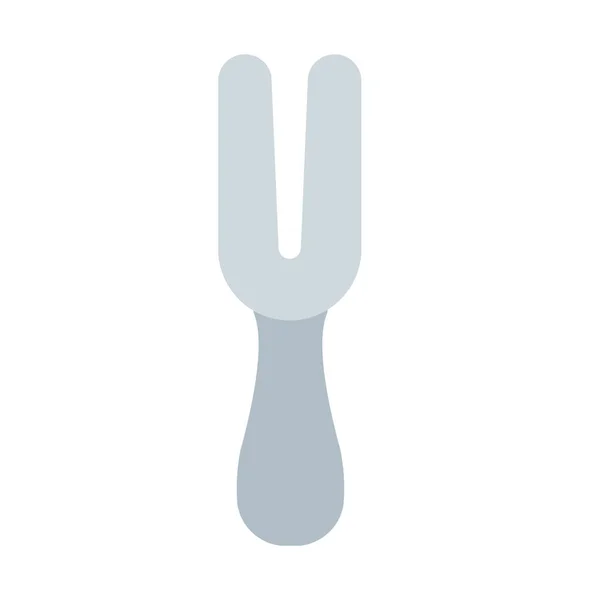 Meat Fork Dishware Icon Simple Vector Illustration — Stock Vector