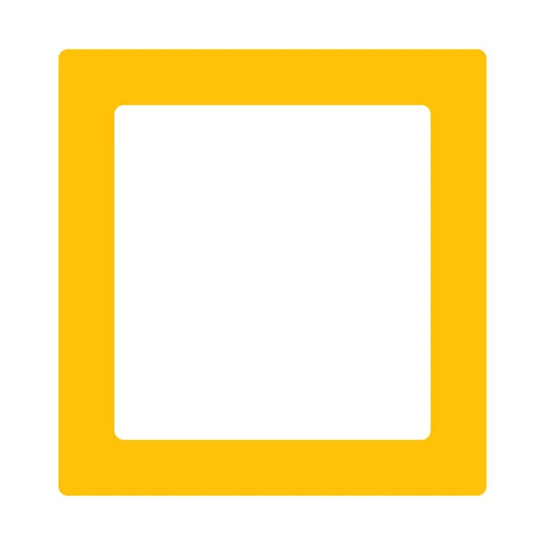 Цвет Простой Классический Кадр Простая Векторная Иллюстрация — стоковый вектор