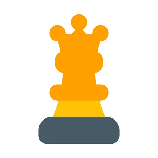 Піктограма Queen Chess Piece Проста Векторна Ілюстрація — стоковий вектор