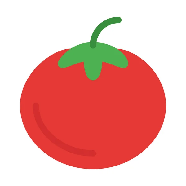 健康的な酸味のあるトマトのアイコン シンプルなベクター イラスト — ストックベクタ