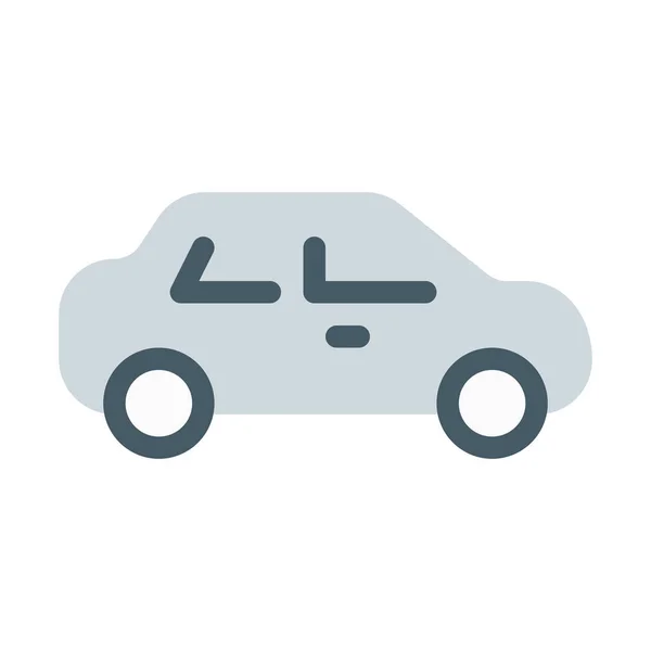 Sedán Icono Del Modelo Coche Ilustración Simple Vector — Archivo Imágenes Vectoriales