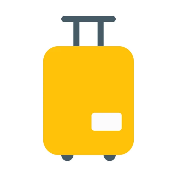 Ταξιδιού Αποσκευών Βαλίτσα Εικονίδιο Απλή Διανυσματικά Εικονογράφηση — Διανυσματικό Αρχείο