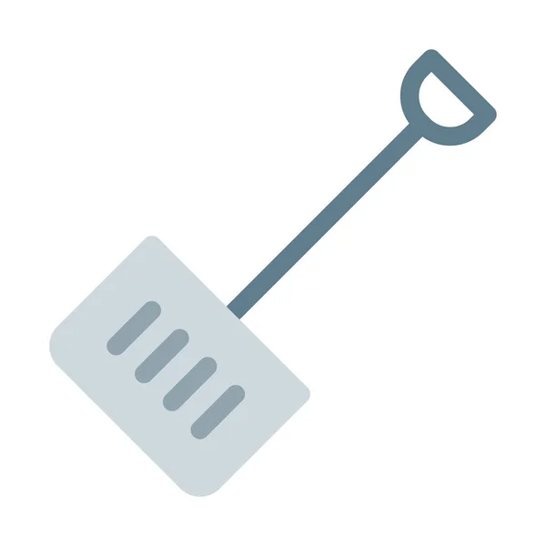 Snow Shovel Icon Simple Vector Illustration — Stock Vector