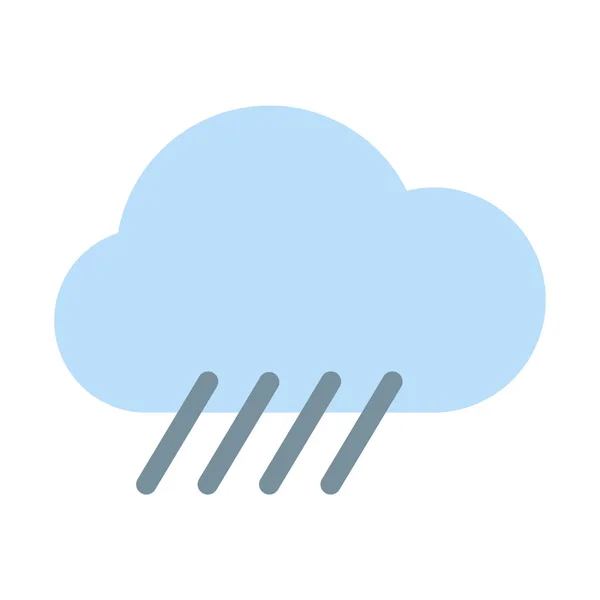 强降雨季节图标 简单的向量例证 — 图库矢量图片