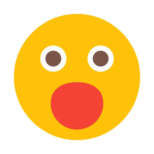 Wow Verrassing Emoji — Stockvector