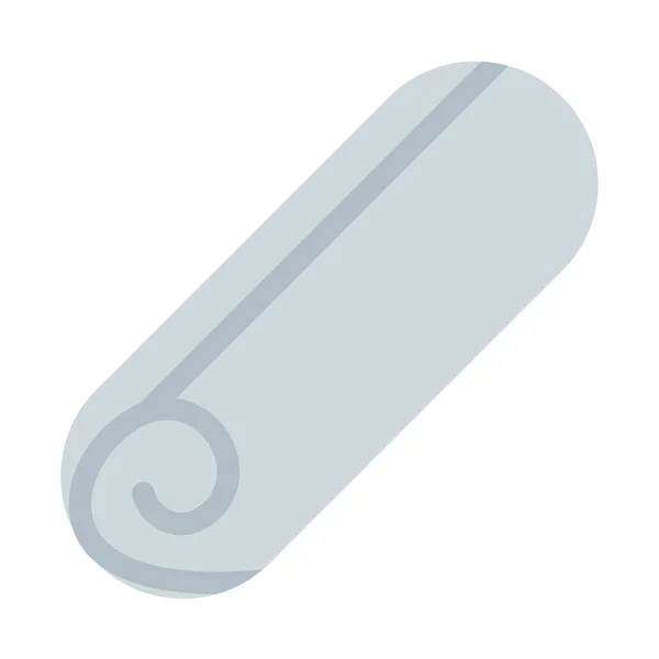 Spa Asciugamano Cotone Icona Semplice Illustrazione Vettoriale — Vettoriale Stock