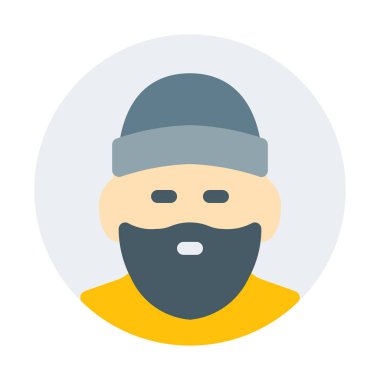 Woodman alt simge, basit vektör çizim