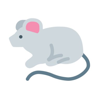 Fare ya da sıçan simgesi, basit vektör çizim