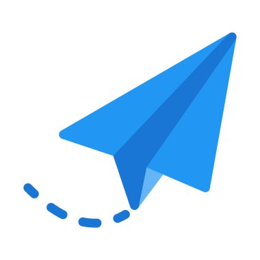 Posta düğme simgesi, basit vektör çizim göndermek