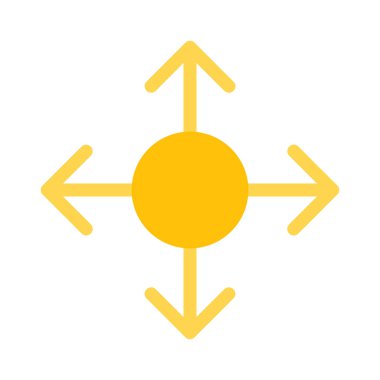 Taşıma aracı seçeneği simgesi, basit vektör çizim