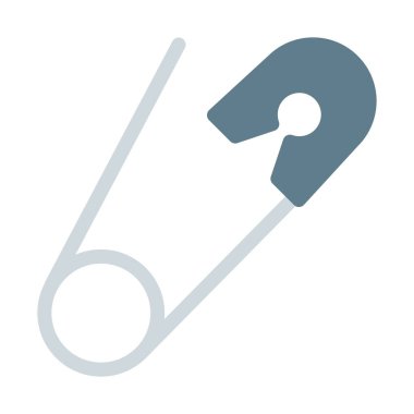 Emanet iğne Pin simgesi, basit vektör çizim