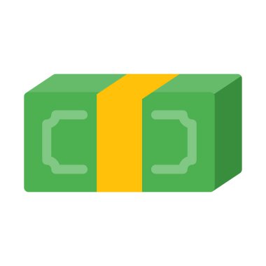 Hisse senedi para simgesinin, basit vektör çizim