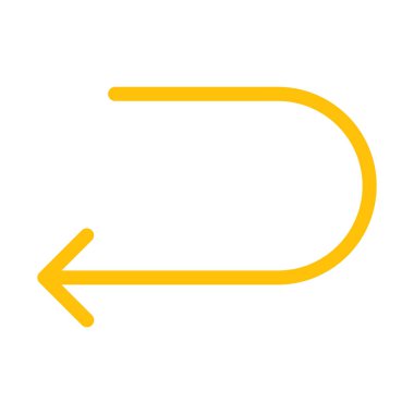 Simge, basit vektör çizim geri al