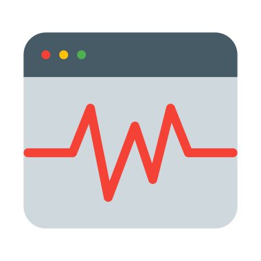 Bilgisayar Görev Yöneticisi simgesini, basit vektör çizim