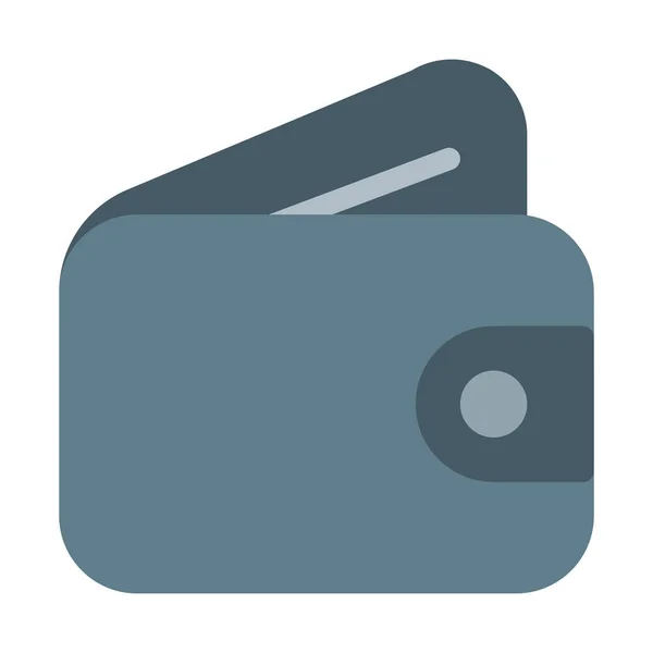 Symbol Der Elektronischen Brieftasche Einfache Vektorillustration — Stockvektor