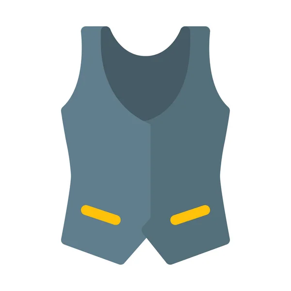 Піктограма Party Wear Vest Проста Векторна Ілюстрація — стоковий вектор
