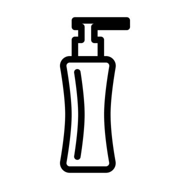 Sıvı sabun sıkmak simge vektör çizim