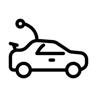 Uzaktan oyuncak araba, vektör tasarımı