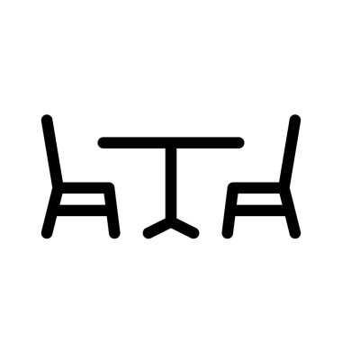 Tablo simgesini, basit hat illüstrasyon