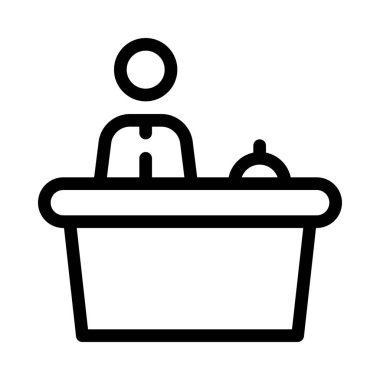 ofis veya otel resepsiyonu