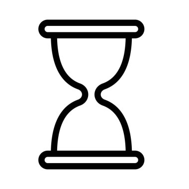 kum saati ikonu vektör illüstrasyonu   
