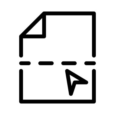 Sayfa Düzenleyicisi, basit vektör çizim Break