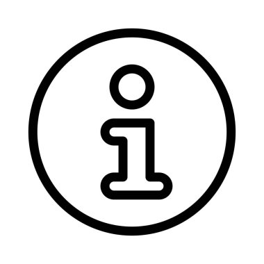 Madde bilgi simgeleri simge vektör çizim   