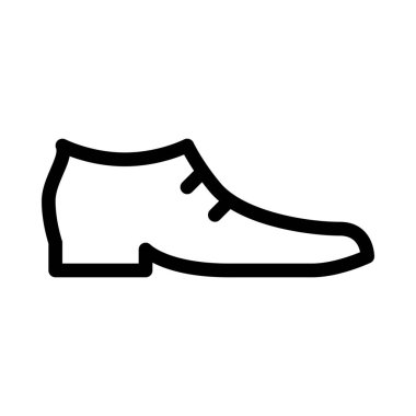 Erkekler resmi ayakkabı, basit vektör çizim