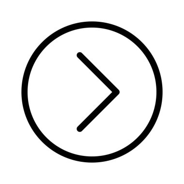 Sağ tarafta gezinti, basit vektör çizim