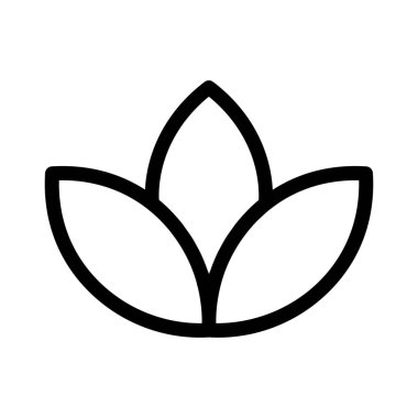 Lotus Spa simge vektör çizim