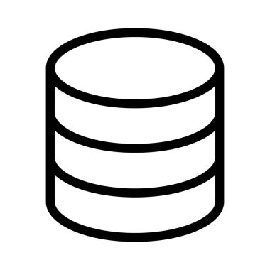 veritabanı simgesi çizimi   