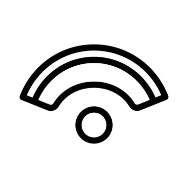 Tablo simgesini, basit hat illüstrasyon ile eğri kanepe