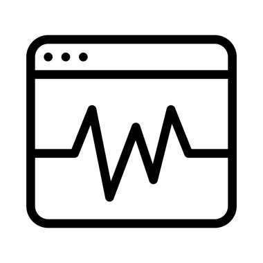 Bilgisayar Görev Yöneticisi, basit çizgi stili