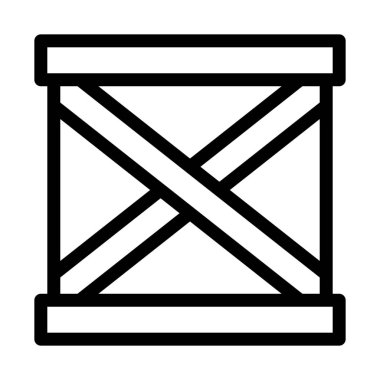 Carton Box Package  icon vector illustration  