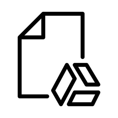 Bulut depolama dosyası simge vektör çizim   