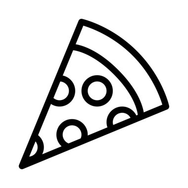 Pizza dilim servis vektör çizim