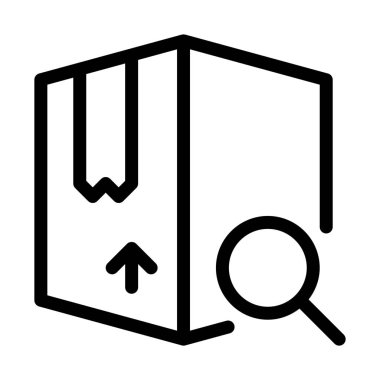 Arama sevkıyat kutusu vektör çizim  