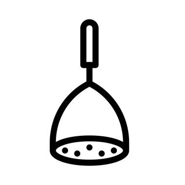 patates hovarda basit vektör illüstrasyon işareti