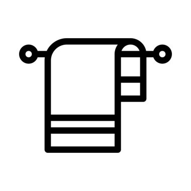 Havlu asılı Rod, vektör tasarımı