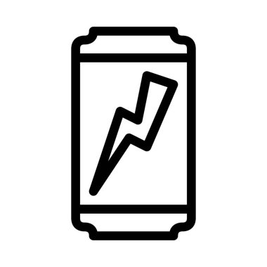 Enerji içeceği olabilir simge vektör çizim